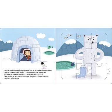 Mes premiers puzzles - Phikou joue à cache-cache - Auzou