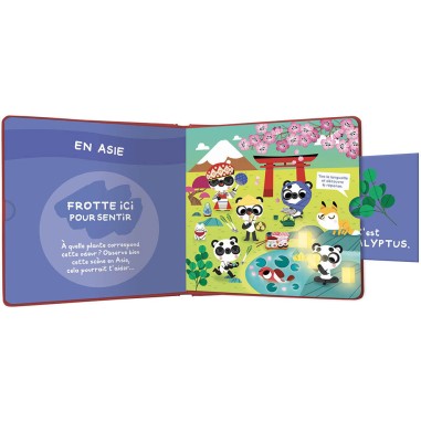 Livre Mon cherche et trouve des odeurs Autour du monde - Auzou