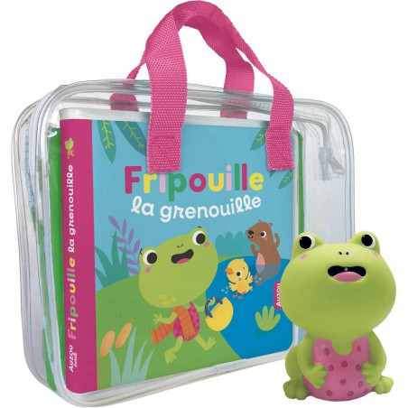 Fripouille la grenouille - valisette plastique - Auzou