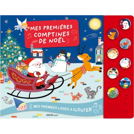 Mes premiers livres à écouter - Mes premiers comptines de noel - Auzou