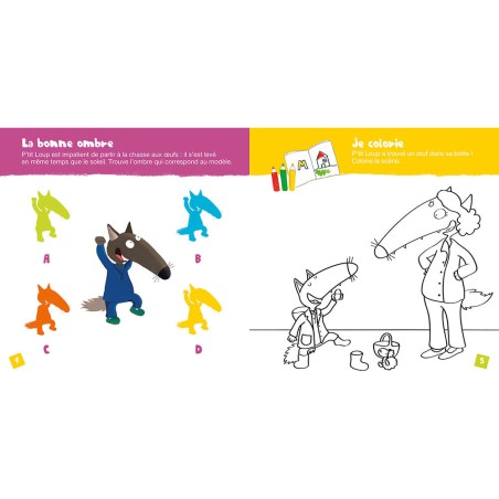 Mon cahier d'activités p'tit loup - Spécial pâques - Auzou