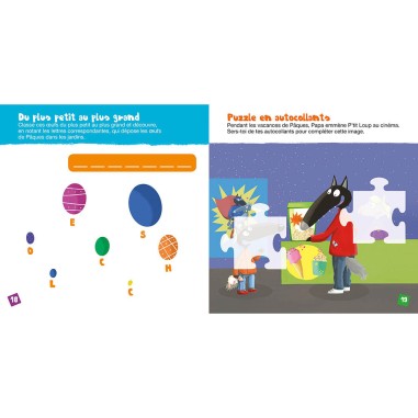 Mon cahier d'activités p'tit loup - Spécial pâques - Auzou