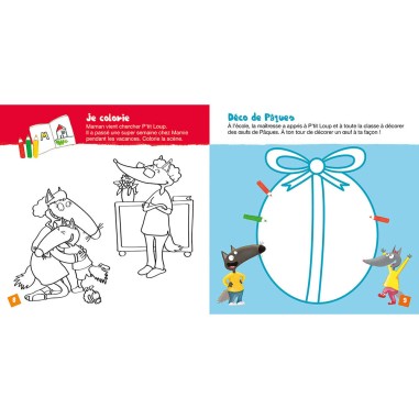 Mon cahier d'activités p'tit loup - Spécial pâques - Auzou