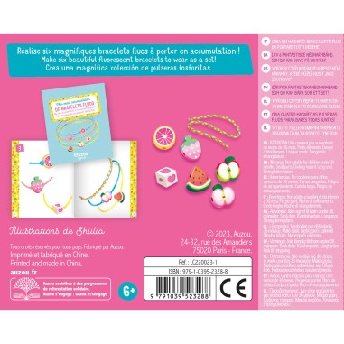 Ma petite accumulation de bracelets fluos - Auzou