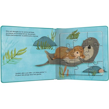 Mes premiers puzzles - Sous l'eau avec kimy la loutre - Auzou