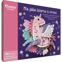Mon coffret d'artiste - Ma jolie licorne à strass - Auzou