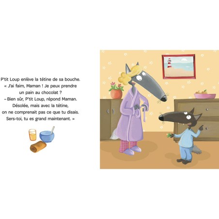 P'tit loup n'a plus besoin de tétine - Auzou