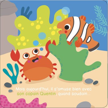 Mon premier livre de bain - Theo et le monstre de l'eau - coll. mon premier livre de bain - Auzou