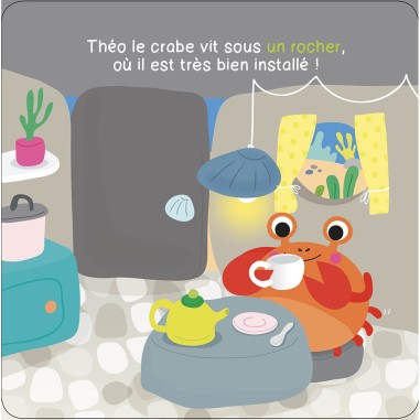 Mon premier livre de bain - Theo et le monstre de l'eau - coll. mon premier livre de bain - Auzou