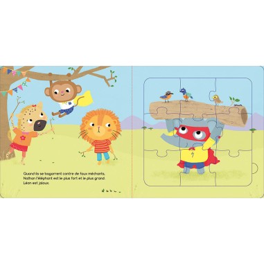 Mes premiers puzzles - Leon est grognon - Auzou