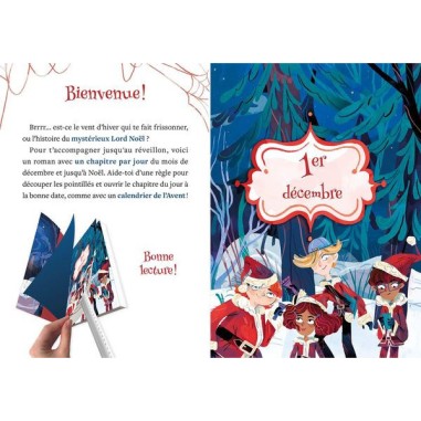 Roman de l'avent - Le mystère de lord noël - Auzou