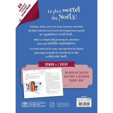 Roman de l'avent - Le mystère de lord noël - Auzou