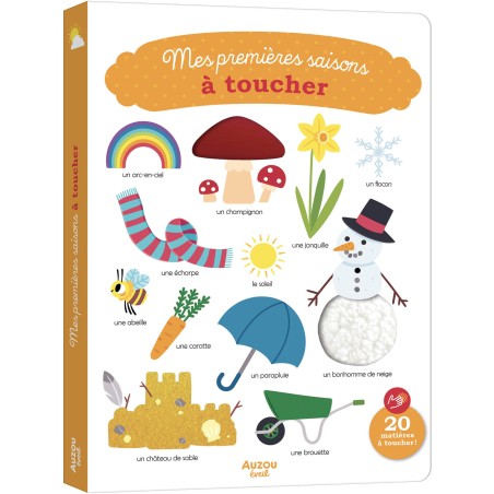 Mes premières saisons à toucher - Auzou