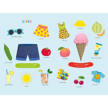 Mes premières saisons à toucher - Auzou