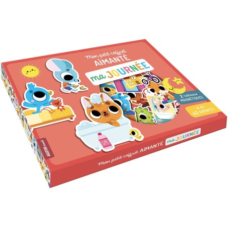 Mon petit coffret aimanté - Ma journée - Auzou