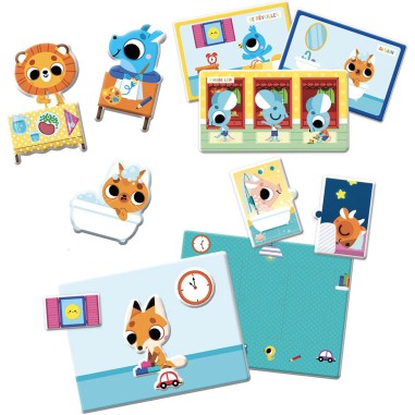 Mon petit coffret aimanté - Ma journée - Auzou