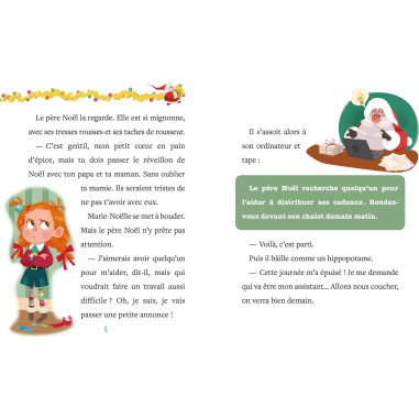 Mon premier roman de l'avent - Le concours du père noël - Auzou