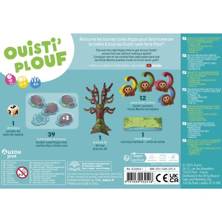 Ouisti'Plouf - Jeux enfants - Auzou