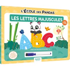 Ardoise Les lettres majuscules L'école des pandas - Auzou
