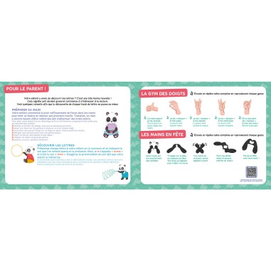 L'école des pandas - Mes lettres majuscules - Auzou