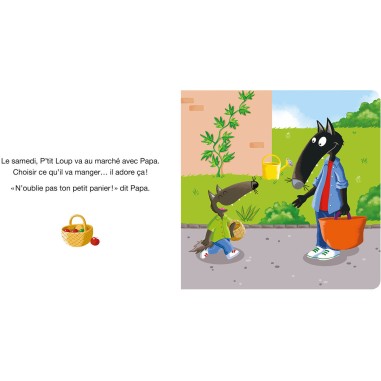P'tit loup va au marché - Auzou