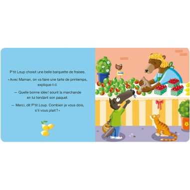 P'tit loup va au marché - Auzou