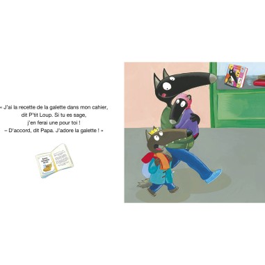 P'tit loup est le roi de la galette - Auzou