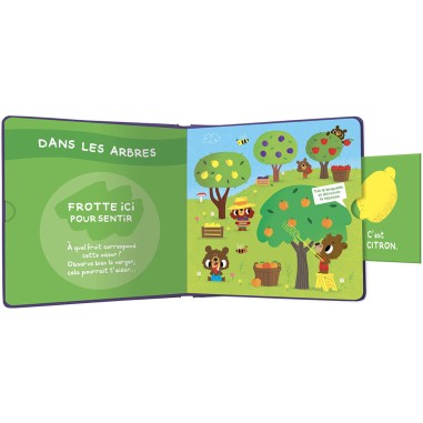 Livre Mon Cherche et Trouve des odeurs : Les fruits - Auzou