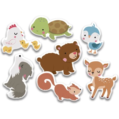 Mon petit coffret aimanté - Les bébés animaux - Auzou
