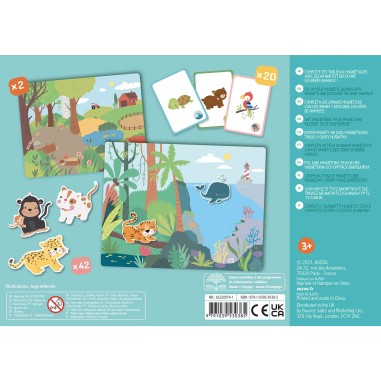 Mon petit coffret aimanté - Les bébés animaux - Auzou