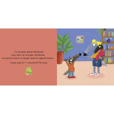 P'tit loup a un animal de compagnie - Auzou