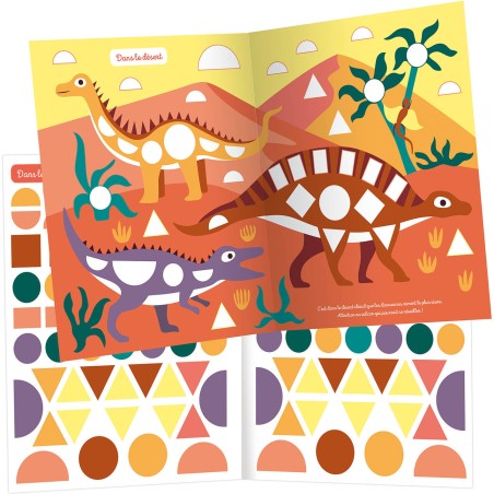 Mes tout premiers autocollants - 1000 gommettes formes - Dinosaures - Auzou