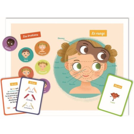 Mon petit coffret aimanté - Le corps humain - Auzou