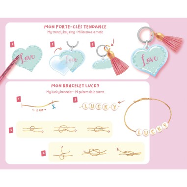 Mon coffret d'artiste - Mes porte-bonheur brillants - Auzou