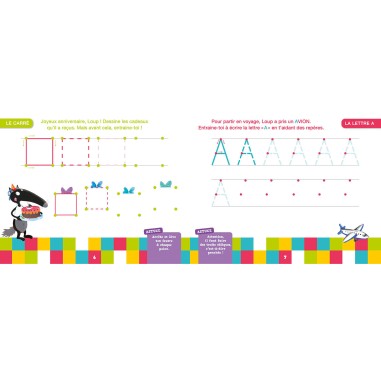 Ma petite section avec loup - Livre-ardoise ne - Auzou