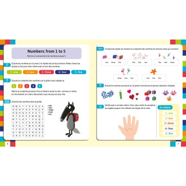 Mon cahier d'anglais avec loup - Auzou