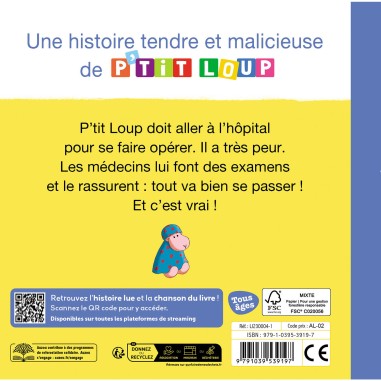 P'tit loup va à l'hôpital - Auzou