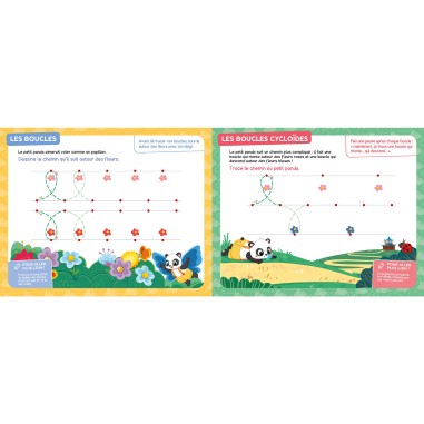 L'école des pandas - Mes premiers tracés - Auzou