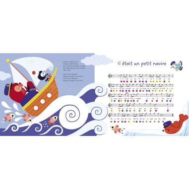 Mon livre piano : Mes comptines à chanter et jouer au piano - Auzou