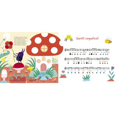 Mon livre piano : Mes comptines à chanter et jouer au piano - Auzou