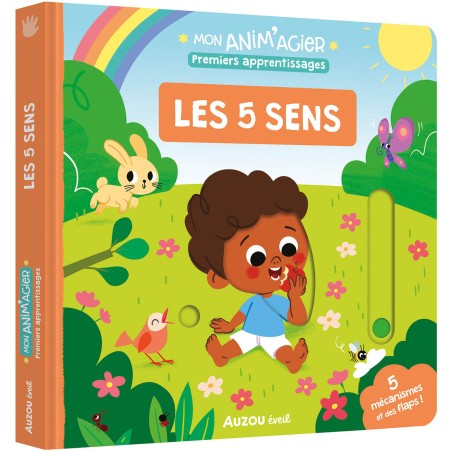 Livre Mon Anim'agier les 5 sens - Auzou