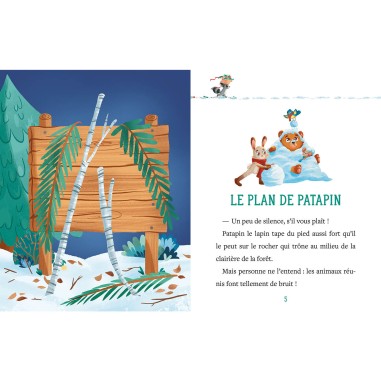 Mon premier roman de l'avent - Le noël des animaux - Auzou