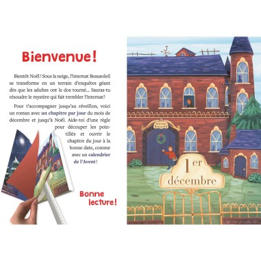 Roman énigme de l'avent - Disparition, énigmes et boules de noël - Auzou