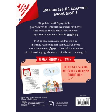 Roman énigme de l'avent - Disparition, énigmes et boules de noël - Auzou