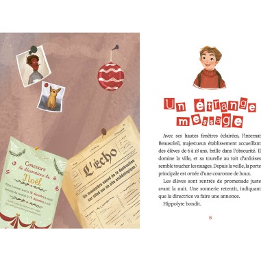 Roman énigme de l'avent - Disparition, énigmes et boules de noël - Auzou