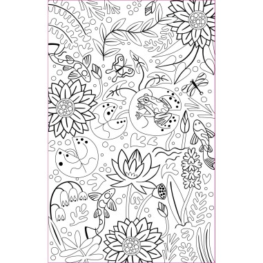 Mes tableaux fluos à colorier - Auzou