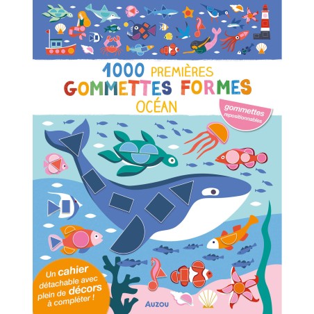 Mes tout premiers autocollants - 1000 gommettes - Océan ne - Auzou