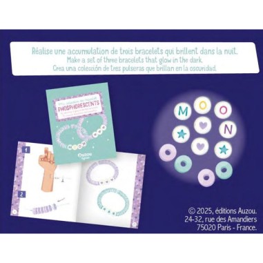 Mon superbe bijou - Ma collection de bracelets phosphorescents - Auzou