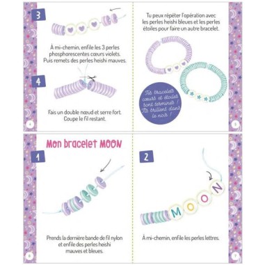 Mon superbe bijou - Ma collection de bracelets phosphorescents - Auzou