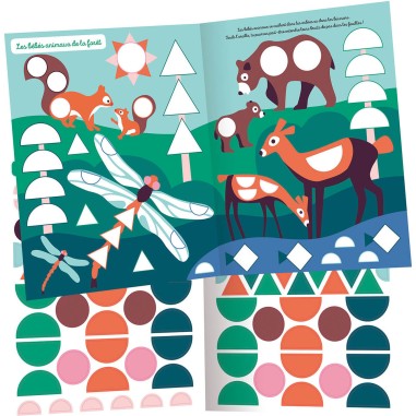 Mes premiers autocollants : 1000 gommettes bébés animaux - Auzou